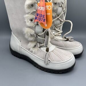 Sporto Waterproof Suede Lace-Up Boot with Thermolite 7W New With Tags